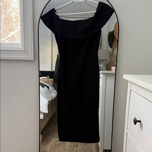 Babaton Strapless Black Dress